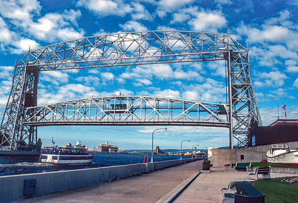 Famous historic bridge in Duluth, Minnesota