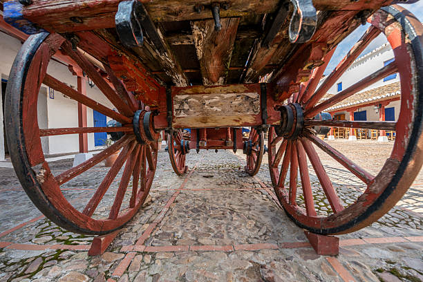 istock A vintage wooden cart for working 2240444032