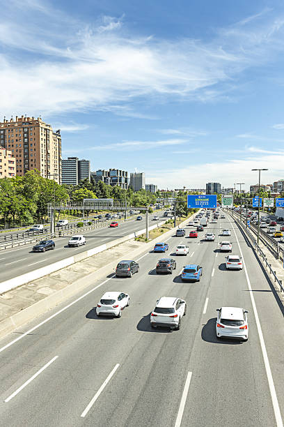 istock Highways Highway specially designed and built for motorized traffic, which does not serve the farms that border it 2 2240452166