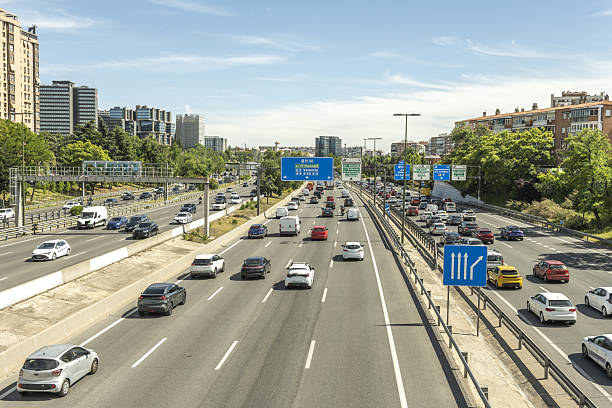 istock Highways, except at certain points or temporarily, with a separate double carriageway for both directions of traffic 2 2240452173