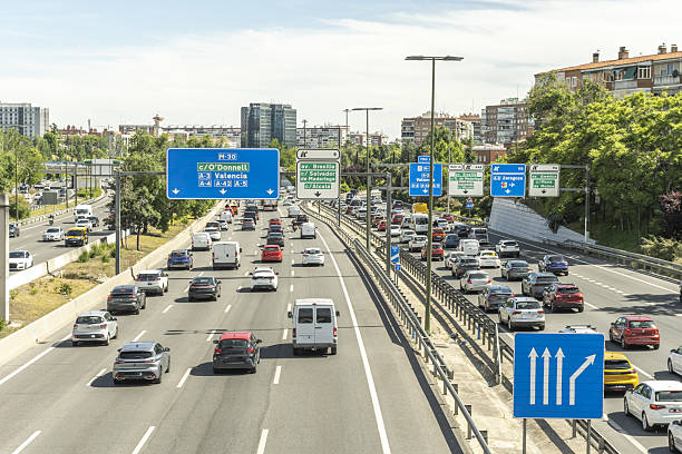 istock Highways, except at certain points or temporarily, with a separate double carriageway for both directions of traffic 2240452177