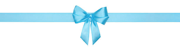istock Blue Bow and Ribbon Isolated 2240462028