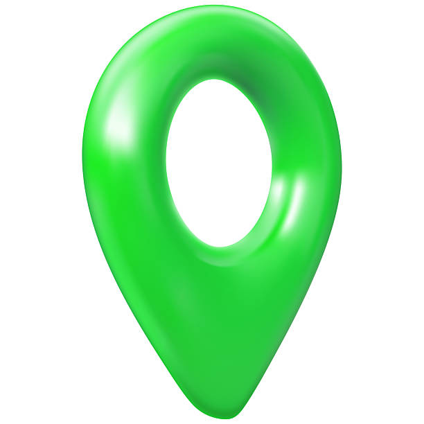 istock Green geotag 3d vector icon, realistic map pin, travel app navigation symbol, GPS location mark, map pointer sign 2240465578