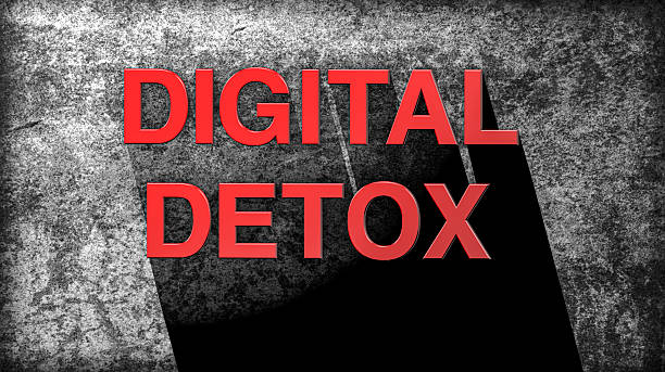 Digital Detox Text on the Wall