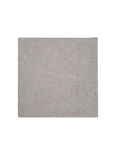 istock Square gray concrete tile with rough texture is isolated. 2240467288
