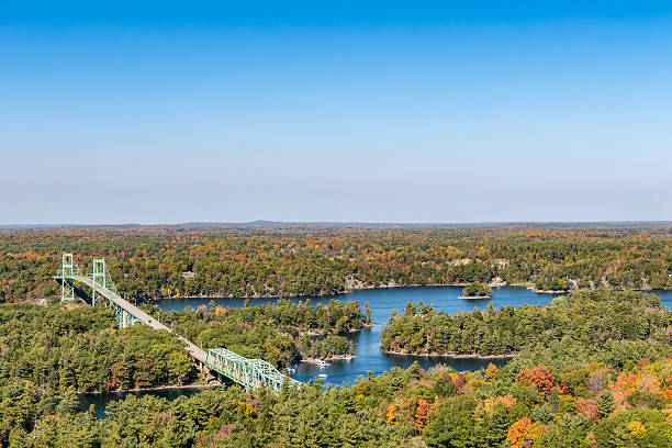 istock View of Islands and Bridge from Thousand Islands Tower 2240470081