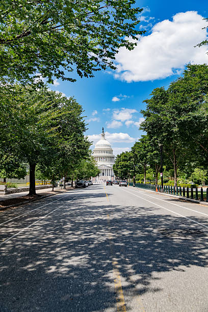 istock Washington DC government building in view. Scenic park foreground. 2240480047