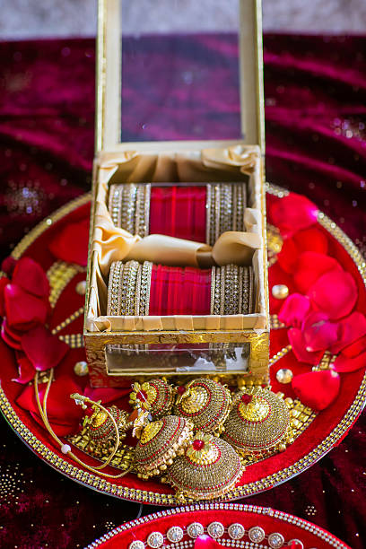 istock Indian bride’s traditional wedding bangles close up 2240485939