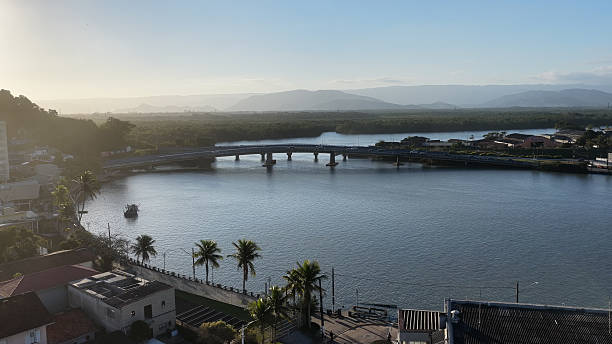 istock Sunset River At Itanhaem In Sao Paulo Brazil. 2240490276