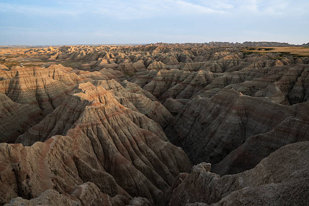 istock Golden hour over the Badlands National Park 2240490613