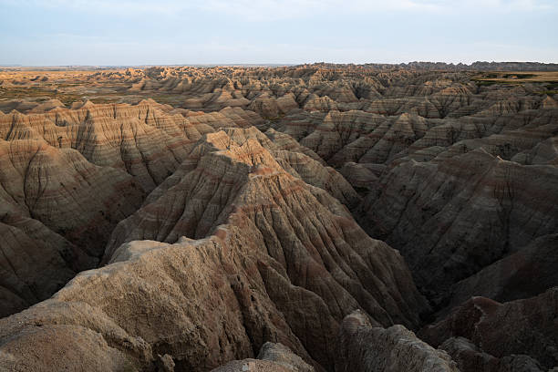 istock Golden hour over the Badlands National Park 2240490615
