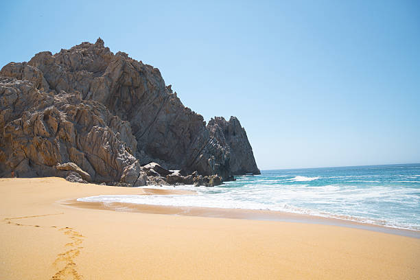 istock Beautiful golden sand beach at Los Cabos 2240496166