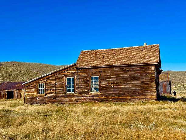 Bodie, California is a well-preserved ghost town in the Eastern Sierra Nevada mountains, now a State Historic Park.