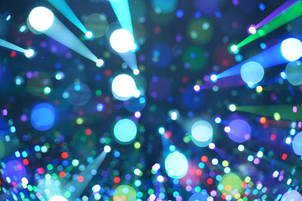 Beautiful light bokeh, bokeh of all colors, all sorts of color is very beautiful