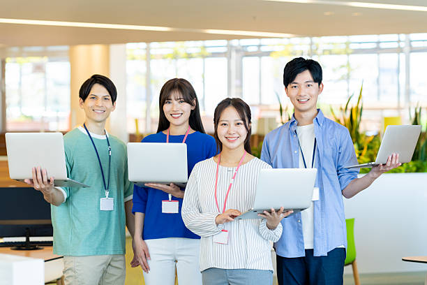 istock Young male and female engineers working in the office 2240533263