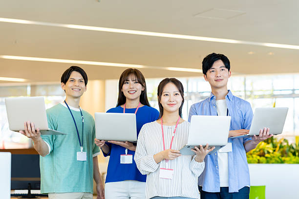 istock Young male and female engineers working in the office 2240533268