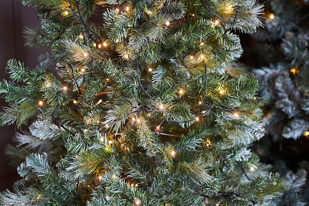 istock Elegant decorated with balls and figures Christmas tree with a beautiful design. 2240546702