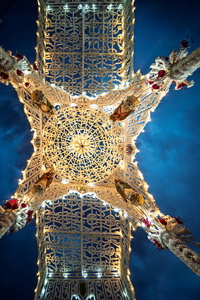 istock Wide-angle view of the Corpus structure in Carrion de los Cespedes 2240555247