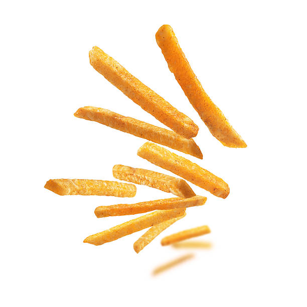 istock French fries levitate on a white background 2240562568