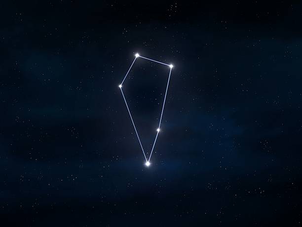 istock Sculptor Constellation in the night sky isolated. 2240567091