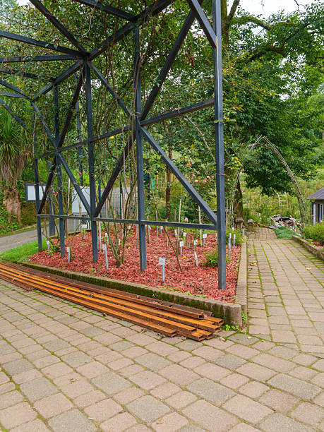 istock Private garden in an urban environment 2240579844