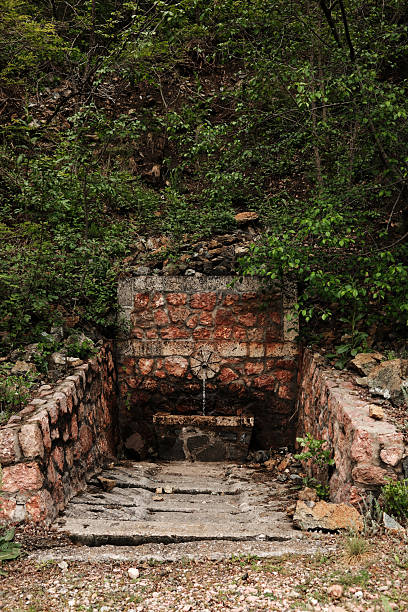 istock Natural stone spring surrounded by forest greenery in Mokra Gora, Serbia. 2240585104