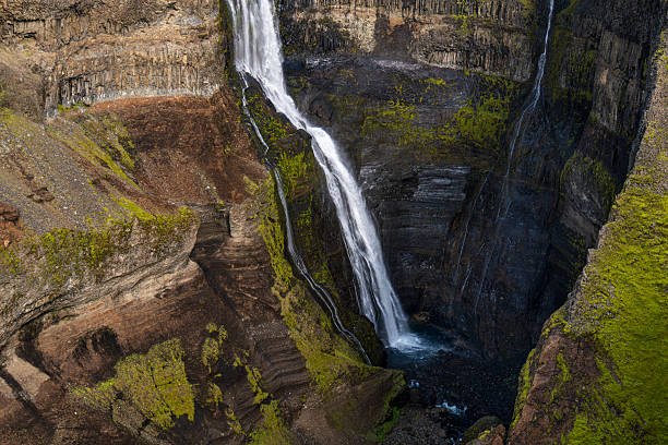 istock Haifoss Waterfall Cascading into a Deep Canyon in Iceland 2240585642
