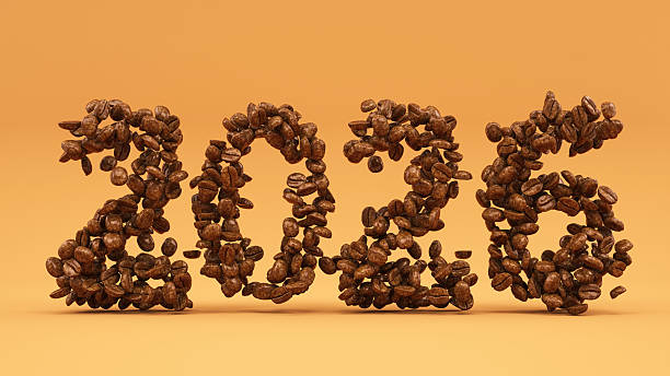 istock 2026 New Year Concept with Coffee Beans 2240600642