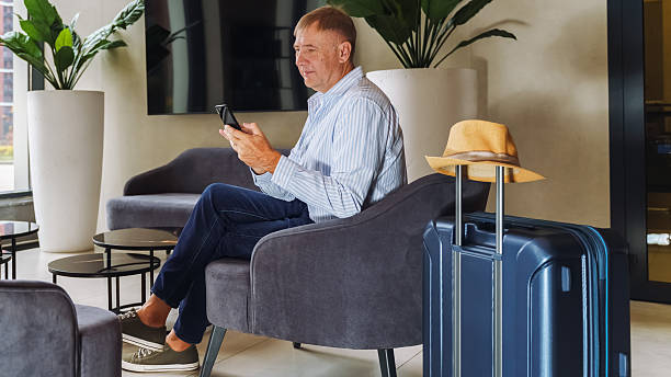 istock Relaxing in a lounge before traveling to the next destination 2240610902