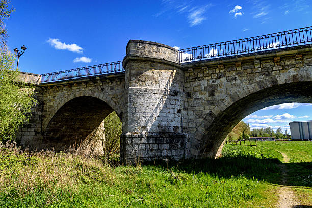 istock Medieval stone bridge in Carrion de los Condes crossing the Carrion River 2240618704