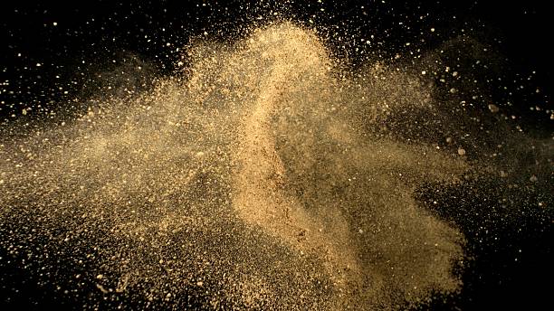 istock Freeze Motion Shot of Flying Soil 2240619665