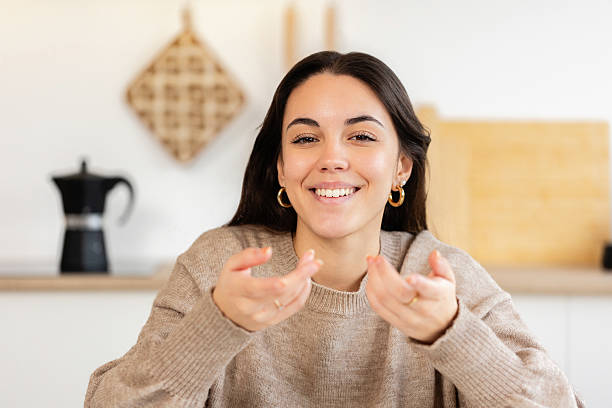 istock Happy student learning on laptop at home and making video call 2240626675