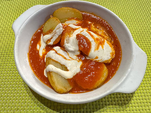 istock Patatas bravas a Spanish potato dish 2240632201