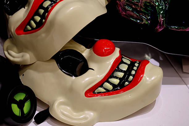 Scary Halloween clown decorations