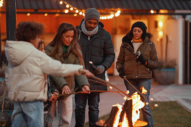 istock Marshmallow Roast with Family 2240650022