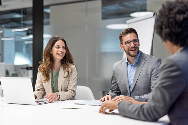 istock Business people having a meeting in the office 2240650088