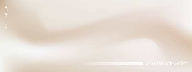istock Elegant smooth pearl cream illustration. Minimalistic ecru and pale nacreous banner with sandy gradient texture in neutral tones. Vector background 2240650116