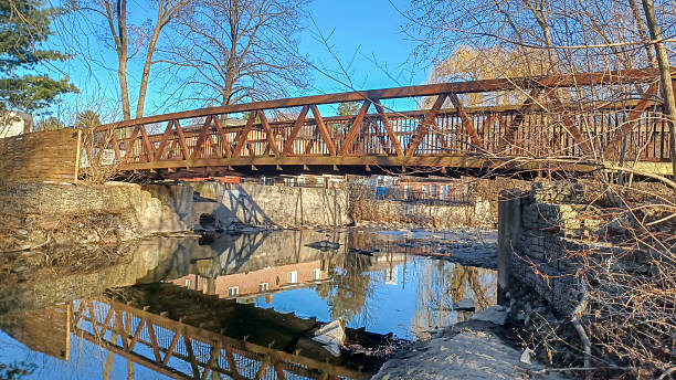 istock Culham Trail Bridge Over Water in Toronto 2240656066