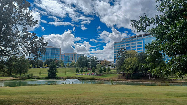 istock Urban Park and Modern Buildings 2240656094