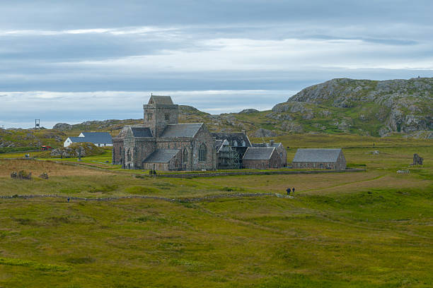 Iona Abbey and Nunnery. A Benedictine abbey, established 563 AD on the site of the monastery founded by St Columba.