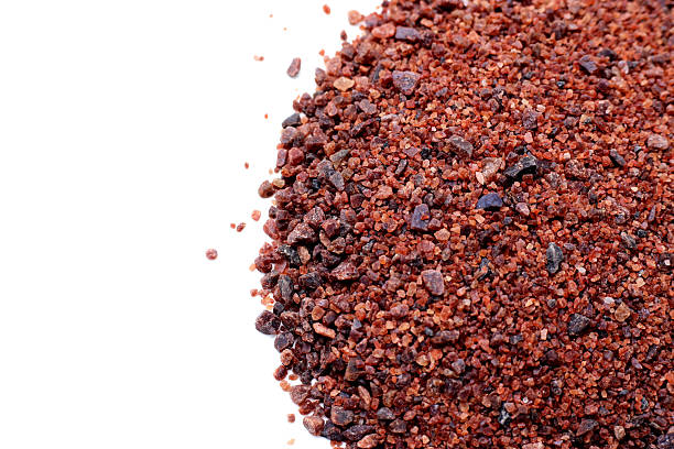 istock Black Himalayan salt, rock salt granules 2240669088