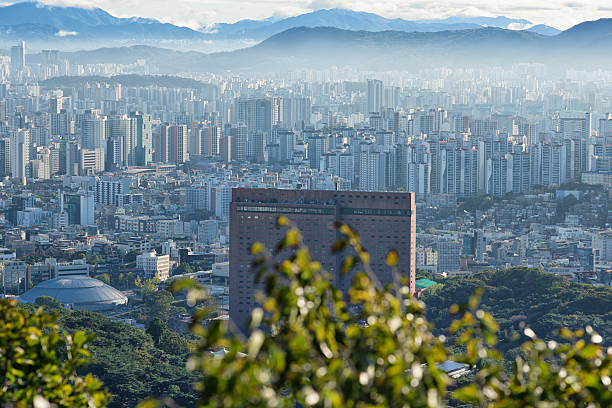 istock City Seoul View on Namsan 2240672442