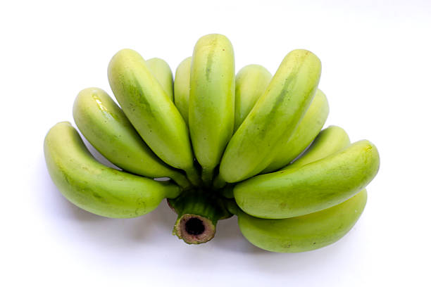 fresh natural bananas food background close up