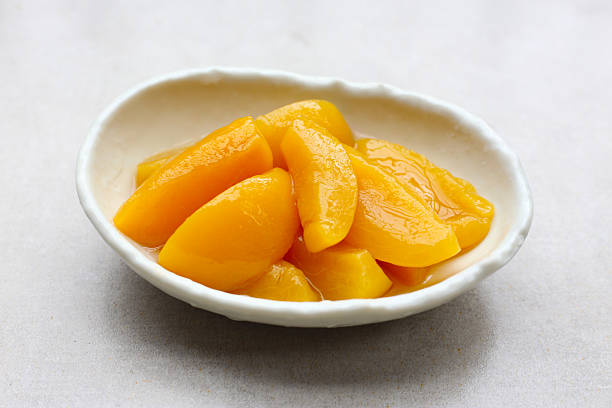 istock Sliced peaches in syrup served in a bowl 2240678454