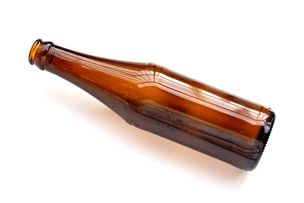 istock Brown glass bottle on a white background. 2240681176