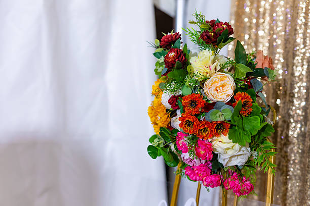 Indian traditional wedding ceremony interiors and decorations