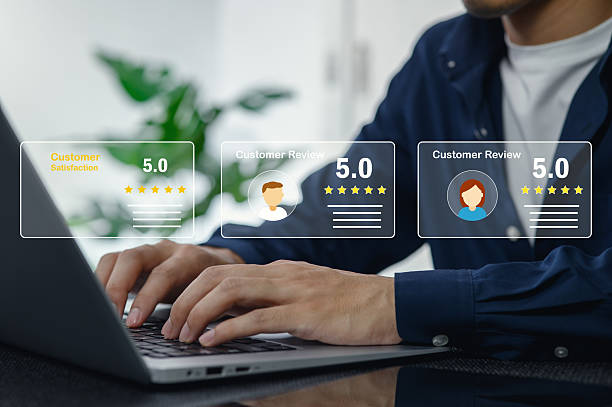 istock Customer Feedback and Review Rating System for Online Business 2240686538