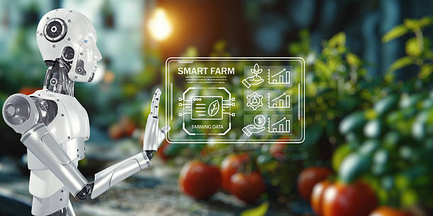 istock AI Robot Analyzing Crop Quality and Nutrient Levels in Agriculture 2240689906