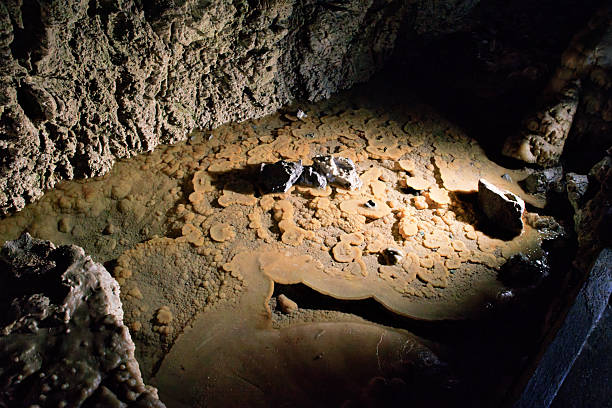 istock Lake in a cave with cave pearls 2240691842