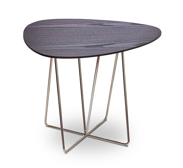 istock Coffee table black wooden metal 2240695084